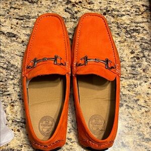 Amalfi Orange Men's Slip-On Dress Shoes